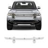 TPU Car Headlight Protective Film for 2021-2023 Rivian R1T Transparent & Smoked Black Anti-Scratch Auto Accessories