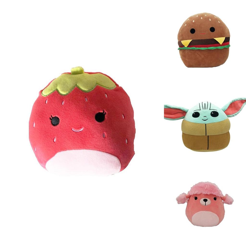 Peluche Morbidissimo Squishmallow Hamburger Cuscino Peluche Per Bambini Ragazze Decorazione Stanza