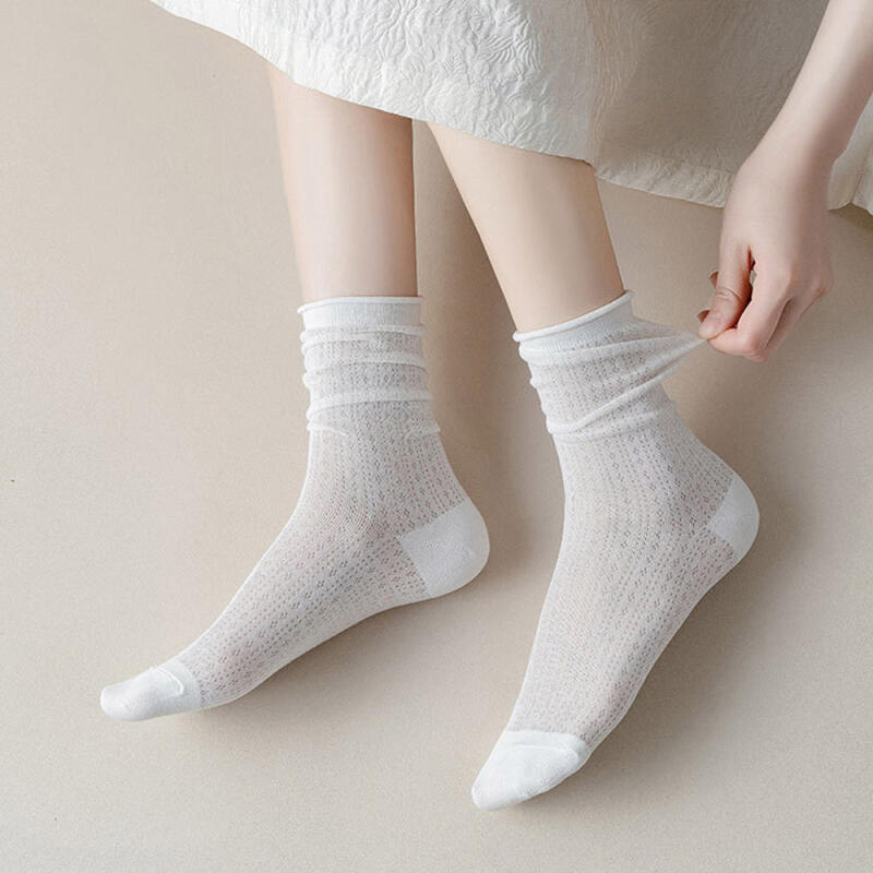 DI Dol Dol Thin, Non-Compression, See-Through Socks Set of 5 5-piece set