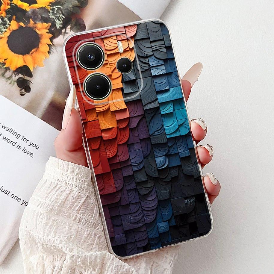 Silicone Case For Xiaomi Redmi Note 14 4G EU 2025 Cover Cool Lion Leopard Dragon Animals Soft Slim Coque For Note14 4G EU Fundas