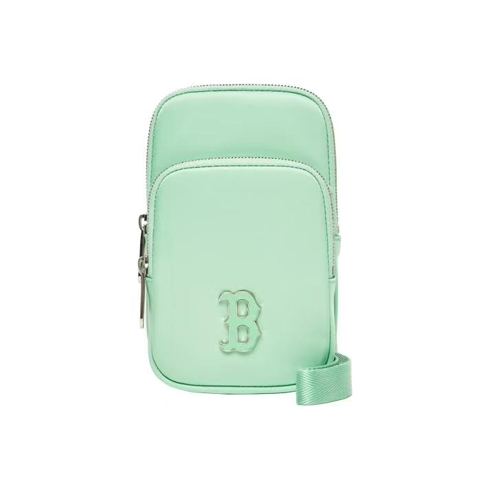 MLB Boston Red Sox Crossbody Phone Bag Mini Unisex Bags Jelly-Green Morandi-Green 3ACRH062N-43KAL Jelly Morandi Green