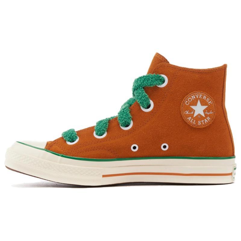

Willy Wonka x Converse Chuck 70 Trendy Comfort High Top Espadrilles Unisex Orange 37.5 оранжевый