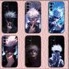 J-Jujutsu K-Kaisen G-Gojo Anime Handyhülle Für Samsung S24,S21,S22,S23,S30,Ultra,S20,Plus,Fe,Lite,Note,10,9,5G Schwarzes Weiches Case