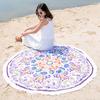 Circle Women's Oversized Mandala Bohemian Sand Cloud Microfiber Beach Towel Quick Dry Free Hot Sell Tassels Compressed for
