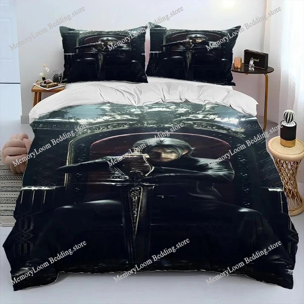 3D Printing Trendy Soft Final Fantasy Series Game Bedding Set Duvet Cover Pillowcase Comforter King/Queen Size Boys Adult Bed