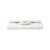 Chanel 24P Classic Double C Logo Quilted Glossy Grain Calfskin Silver Metal Card Holder Women Accessories White AP0214-B15532-10601