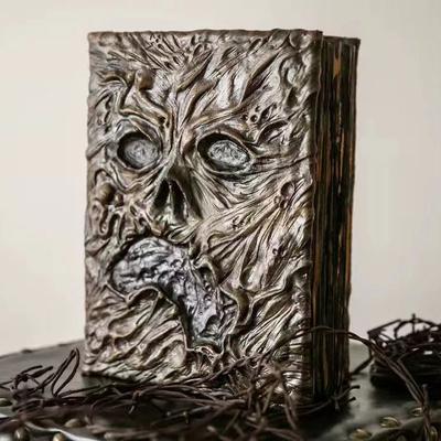 Necronomicon Dark Magic Prop Demon Evil Mrtvý Vyvolání Kniha Altar Ceremony Dekorace obývacího pokoje Stolní halloweenská dekorace