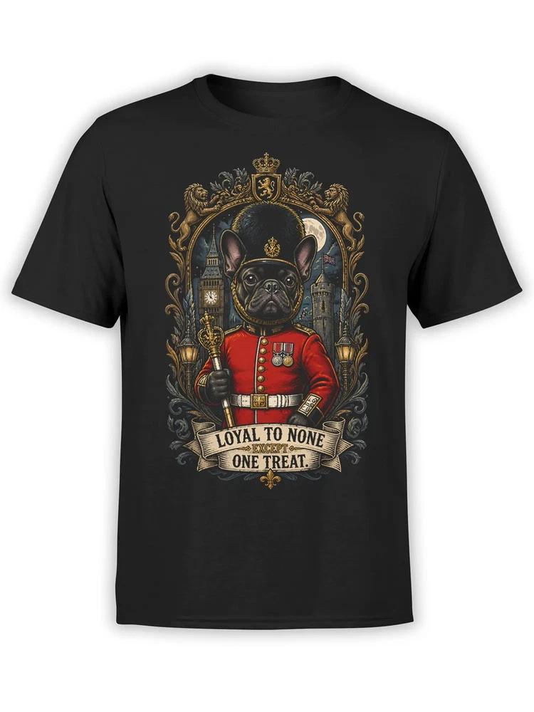 Royal Treat Guard French Bulldog Tshirt Unisex S