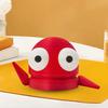 Cartoon Red Robot Piggy Bank Movable Arm Coin Cash Storage Container Kids Adults Money Saving Box Home Office Desktop Decoration