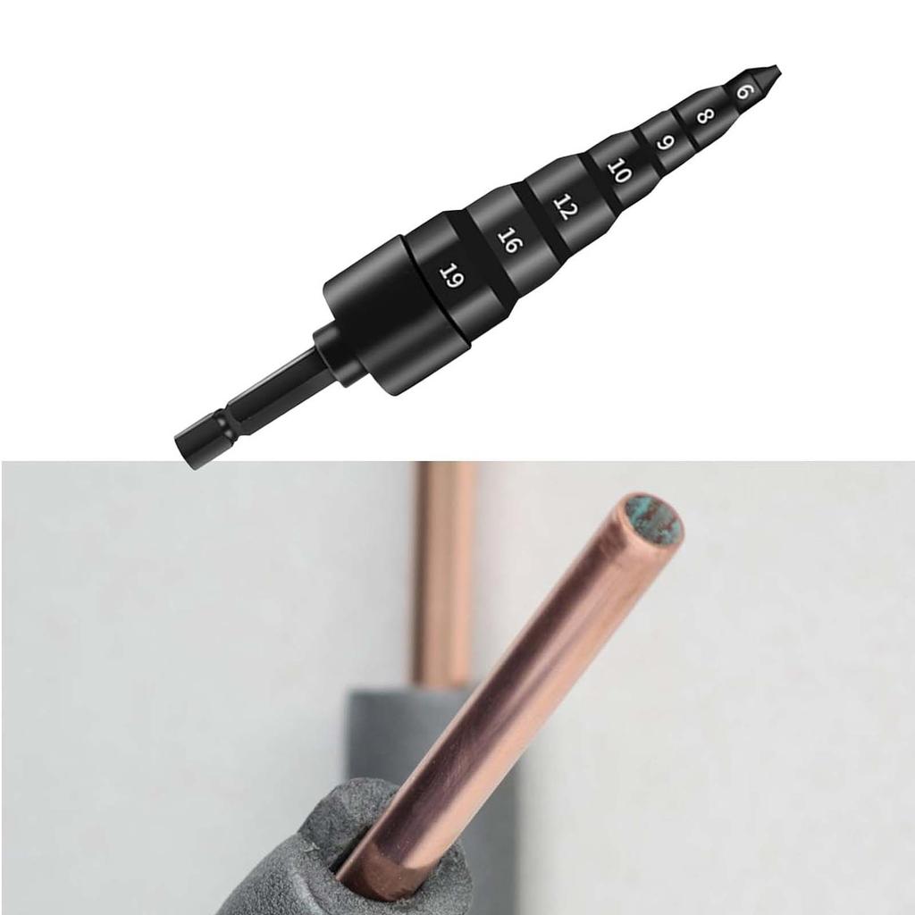 6-in-1 Copper Pipe Swage Tool, 6-19mm Copper Pipe Expander for Refrigeration Air Conditioner Tubing Repairing