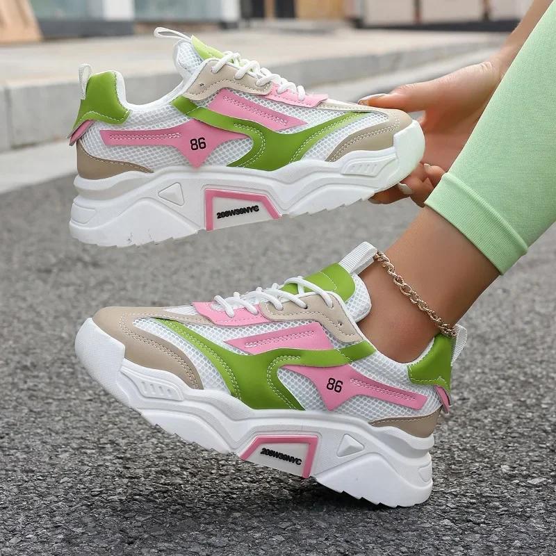 Fashion Women Sneakers Outdoor Breathable Designer Shoes Women Fashion Anti-slip Lightweight Platform Sneakers Women