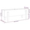 VidaXL Lit surélevé de jardin 101x30x38 cm bois de pin massif 825184