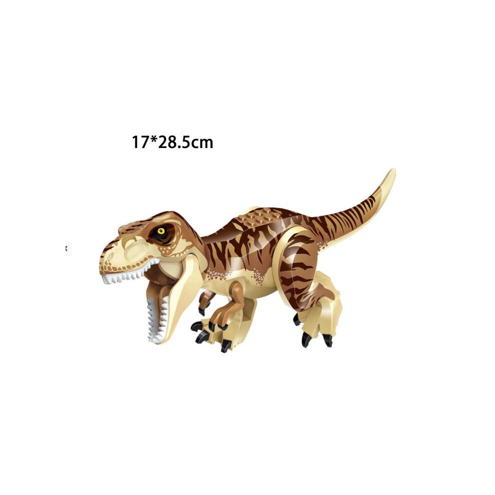 12 PEÇAS Blocos de Construção de Dinossauros Jurássicos Quebra-Cabeça de Partículas Grandes Desmontagem Animal Rex Tiranossauro Rex Tourossauro Compatível com Lego