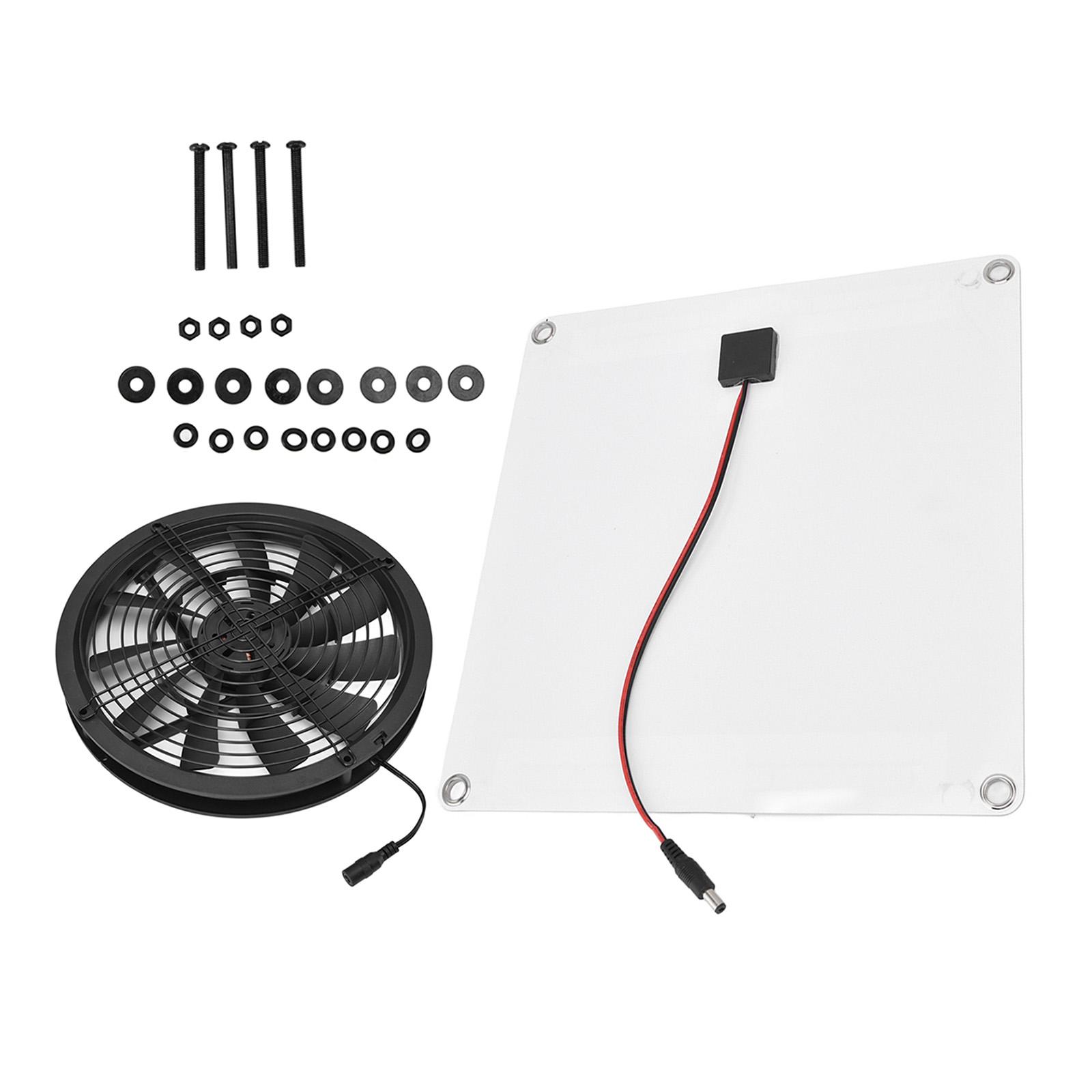 

Прочный высокопроизводительный 100 Вт 12 В солнечный вентилятор для вентиляции, портативный аксессуар для дома и повседневного использования на открытом воздухе