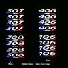 4Pcs Car Body Sticker For Peugeot 3008 5008 2008 106 107 108 205 206 207 208 RCZ 306 307 308 508 406 407 408 4007