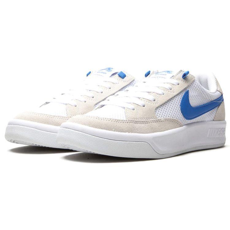 Nike Tênis Unissex Adversary SB Branco Azul Foto CJ0887-103
