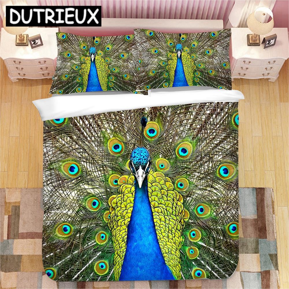 3D Animal Horse Tiger Lion Print Bedding Set Duvet Covers Pillowcases One Piece Comforter Bedding Sets Bedclothes Bed Linen 04