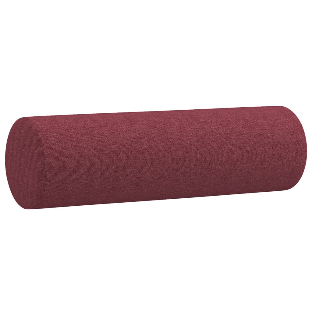 Vidaxl 2-Seater Lounge Set with Cushions, Wine Red, Fabric