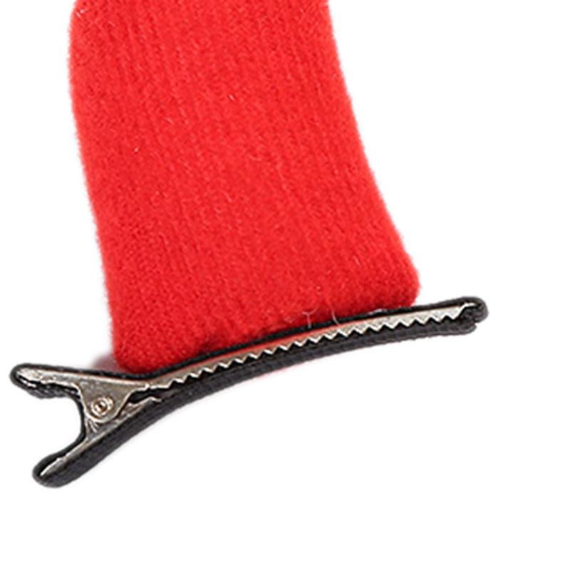 Hübsche Haarspangen für Mädchen Halloween Fotoshooting Rutschfest Sterische Haarspangen Cartoon Teufel Ochsenhorn Form Haarnadel