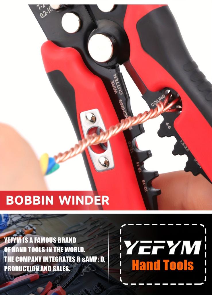 5-In-1 Multifunctional Automatic Wire Stripping Pliers(0.25-10Mm²) YES-1R Crimping, Cutting, Splitting, And Merging Wires Tools
