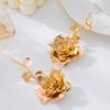 Hot Selling Retro Fashion High-end Tassel Flower Earrings Suitable for Ladies Banquet Parties