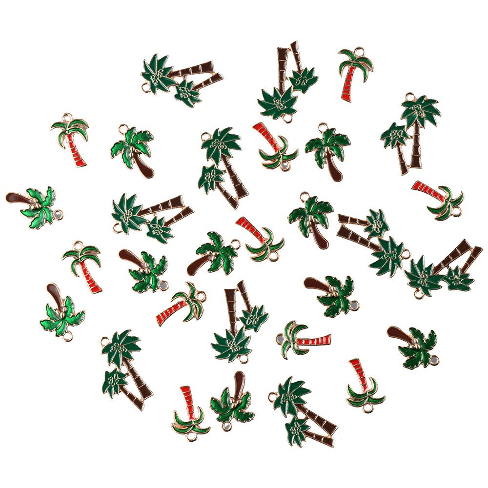 

30 шт. 30 шт. Тропические Гавайи DIY Расходные материалы Браслет из кокосового дерева