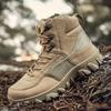 New Men' Ankle Boots Quality Outdoor Desert Boots Camping Breathable Hiking Sneakers Work Safety Shoes Leather Snow Boots 39-47