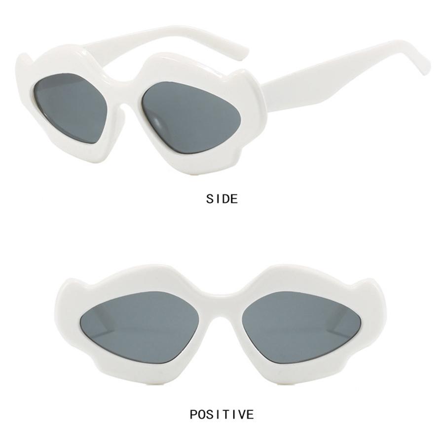 Modische Sonnenbrille Unregelmäßige Sonnenbrille Nicht polarisiertes Modeaccessoire