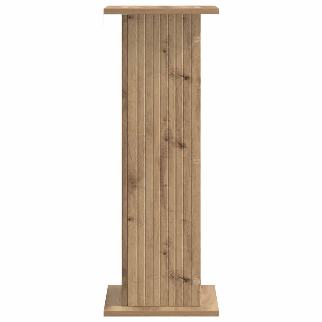 Plant Stand  Artisan Oak  30.5 x 30 x 80.5 cm Engineered Wood