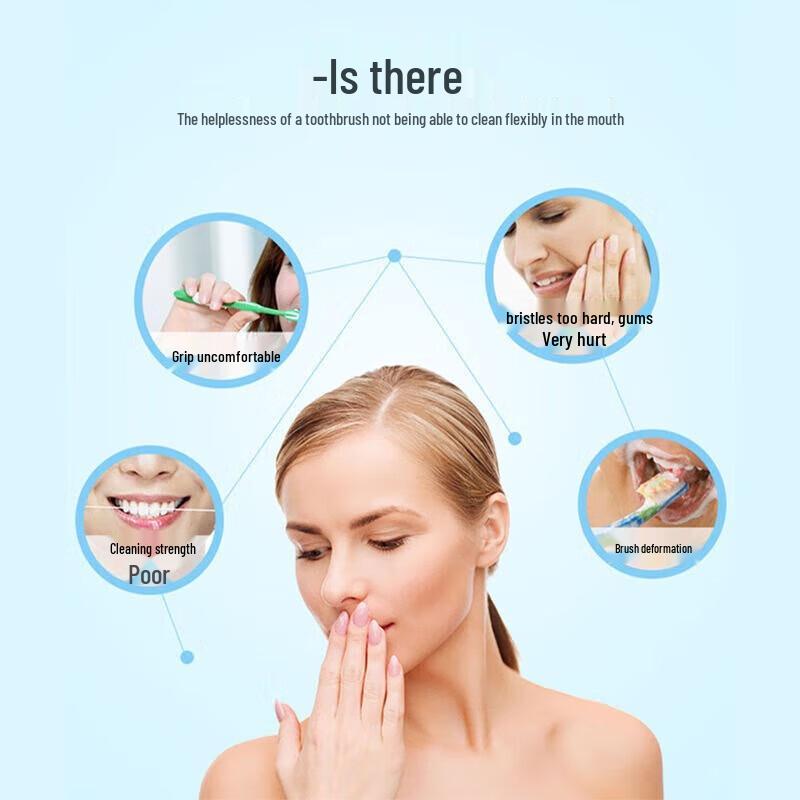 DR. Ya Charcoal Seide Zahnfleischpflege Zahnbürste DT703