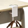 Shelf and Desk Bag Hook with Adjustable Grip, Removable Edge-Mount Backpack Holder for Study Table, Wardrobe Storage