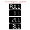Wall Clock Customizable Digital Clock Date/Temperature Display Bedroom Alarm