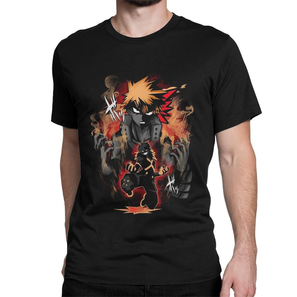Men Women's My Hero Academia Izuku Midoriya T Shirt Japanese Anime 100% Cotton Tops Leisure Short Sleeve Tees Summer T-Shirts