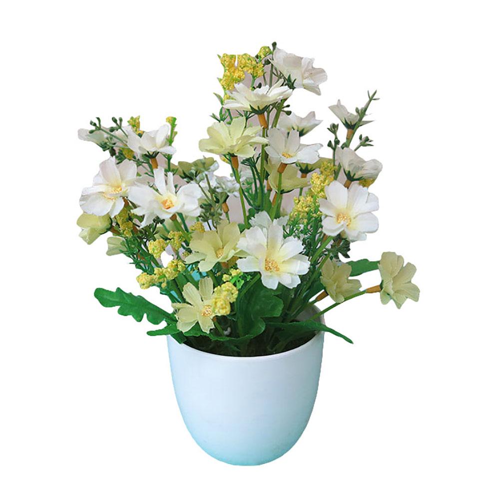 1Pc Artificial Potted Flower Garden DIY Party Home Holiday Xmas Craft Decoration Christmas Ornament KTY