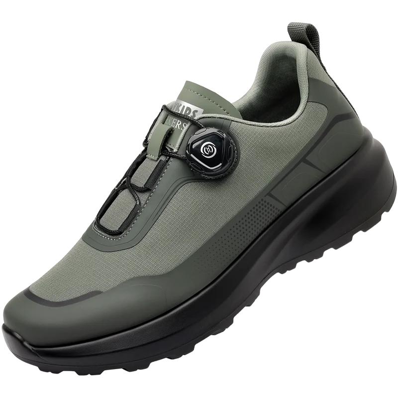 Rotating Buckle Outdoor Casual Sneaker Four Seasons Hiking Mountaineering Shoes Men's Fashion Trendy Shoes Winter Warm Footwear