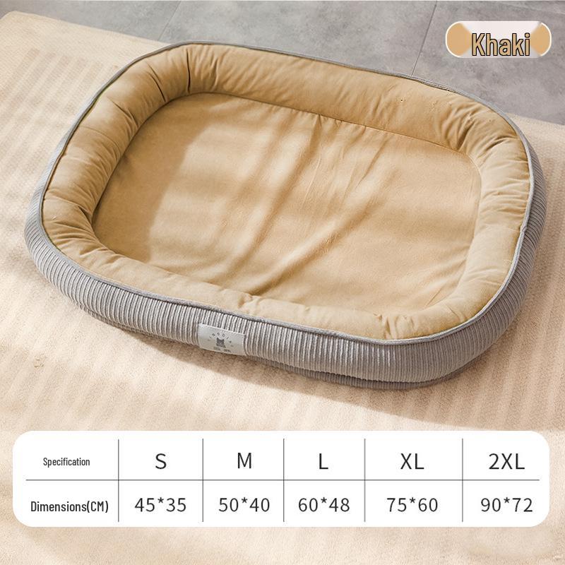 Year-Round Removable & Washable Dog Bed - Cozy Winter Warmth, Perfect for Small & Medium Dogs and Cats
