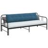 Back Cushion Blue 200 x 50 cm Cord Fabric