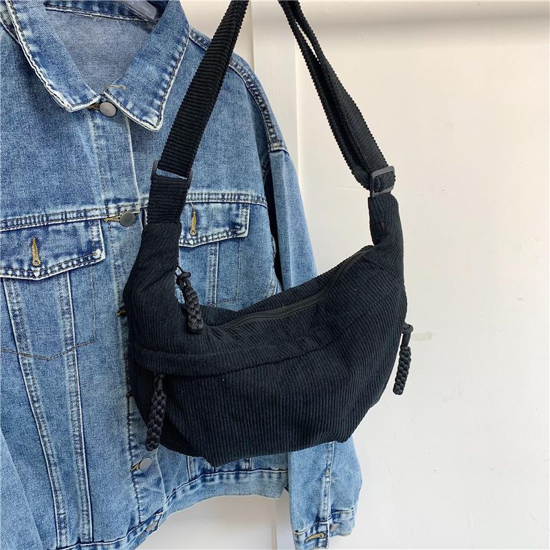 Spring new simple large-capacity messenger bag female student small satchel sports versatile backpack dumpling bag