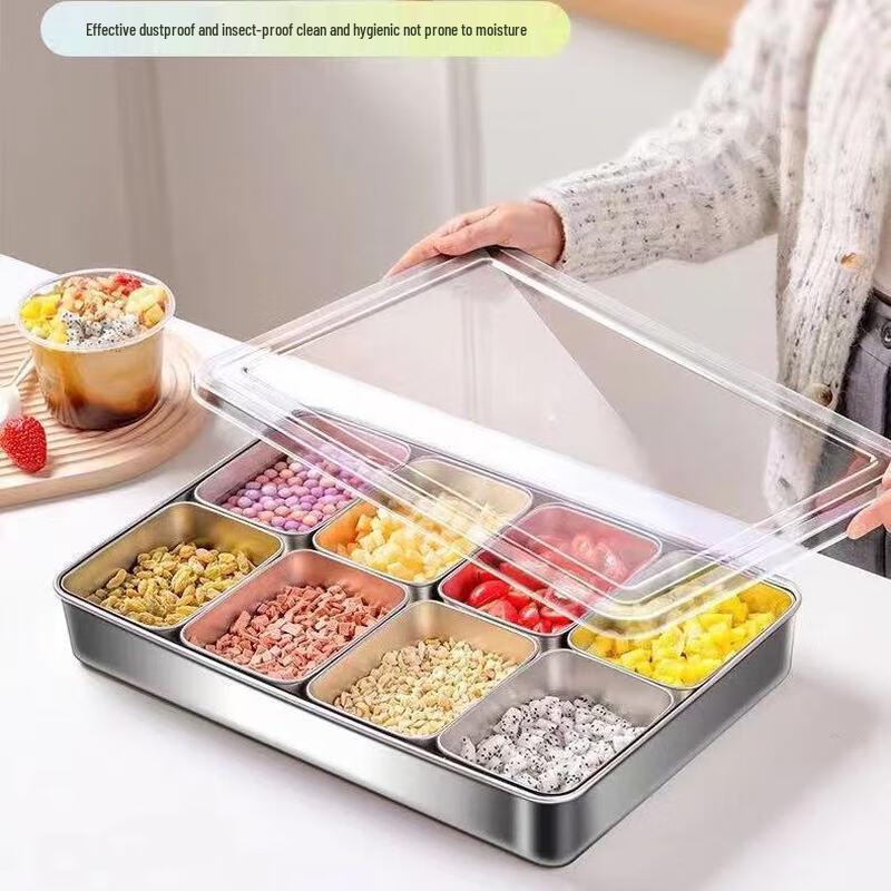 777 Commercial 8-Compartment Condiment Organizer