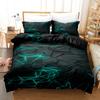 Geometric Bedding Set Multicolor Irregular Patterns New Cool Black Single Twin Queen King Size Bedding Linen Set Home Decor