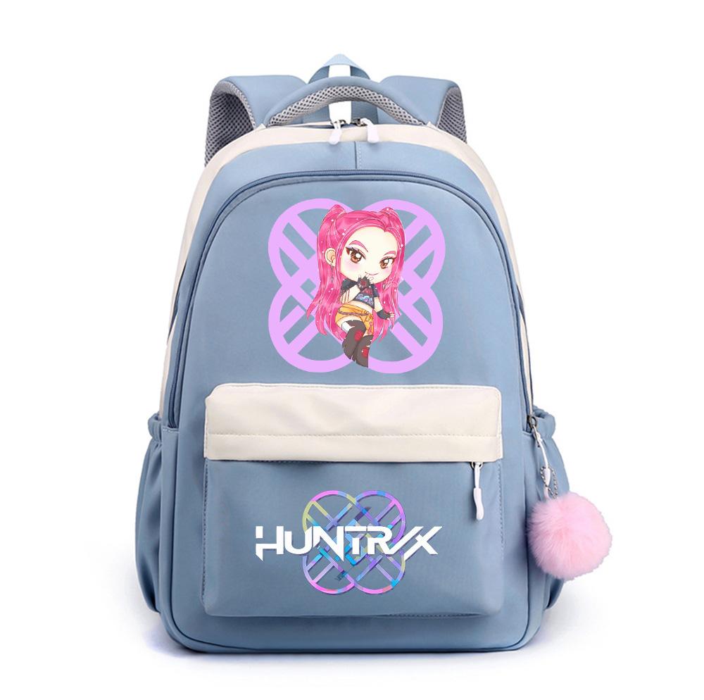 Niedlicher Anime K-Pop bedruckter Rucksack mit großer Kapazität für Teenager, Studentin, Student, Schulranzen, Büchertasche, Kindergeschenk, Damen, wasserdichte Reisetasche, Mochila