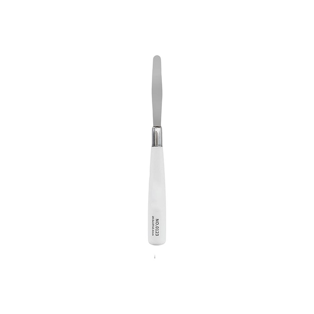 

Mini Metal Tools Silver Stainless Steel Spatula Flexible Design For Comfort For DIY Crafts For Acrylic Painting China Mainland