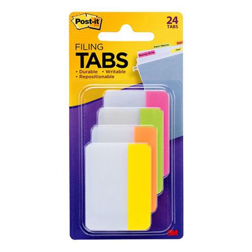 Post-It Durable Filing Tabs 24pcs (PLOY)