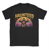 Oversized T Shirt Summer Haunted by 6-7 Hip Hop T Shirts Halloween 2025 Cotton Tshirt for Mens Y2K Funny Print Short Sleeve Tops