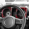 Real Soft Carbon Fiber Sticker For Suzuki Jimny JB74 JB64      2024 2025 LHD RHD Car Speedometer Frame Trim
