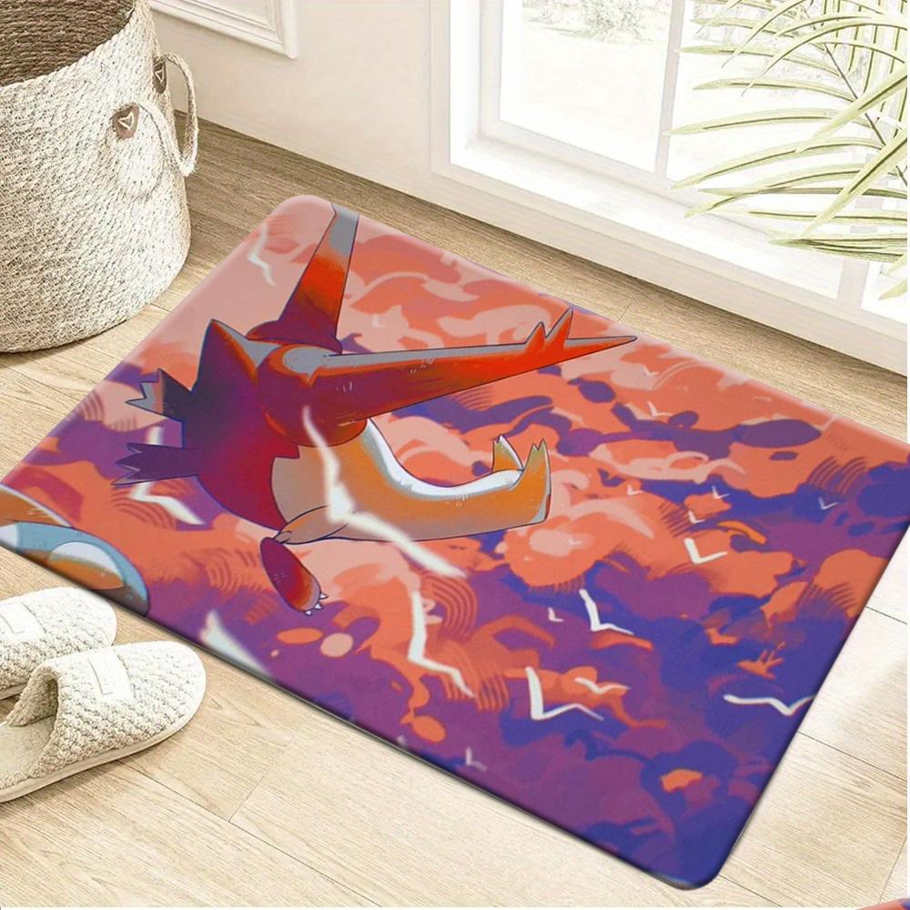 Pokemon Lucario Aura Sphere Print Non-Slip Floor Mat Doormat 40x60cm