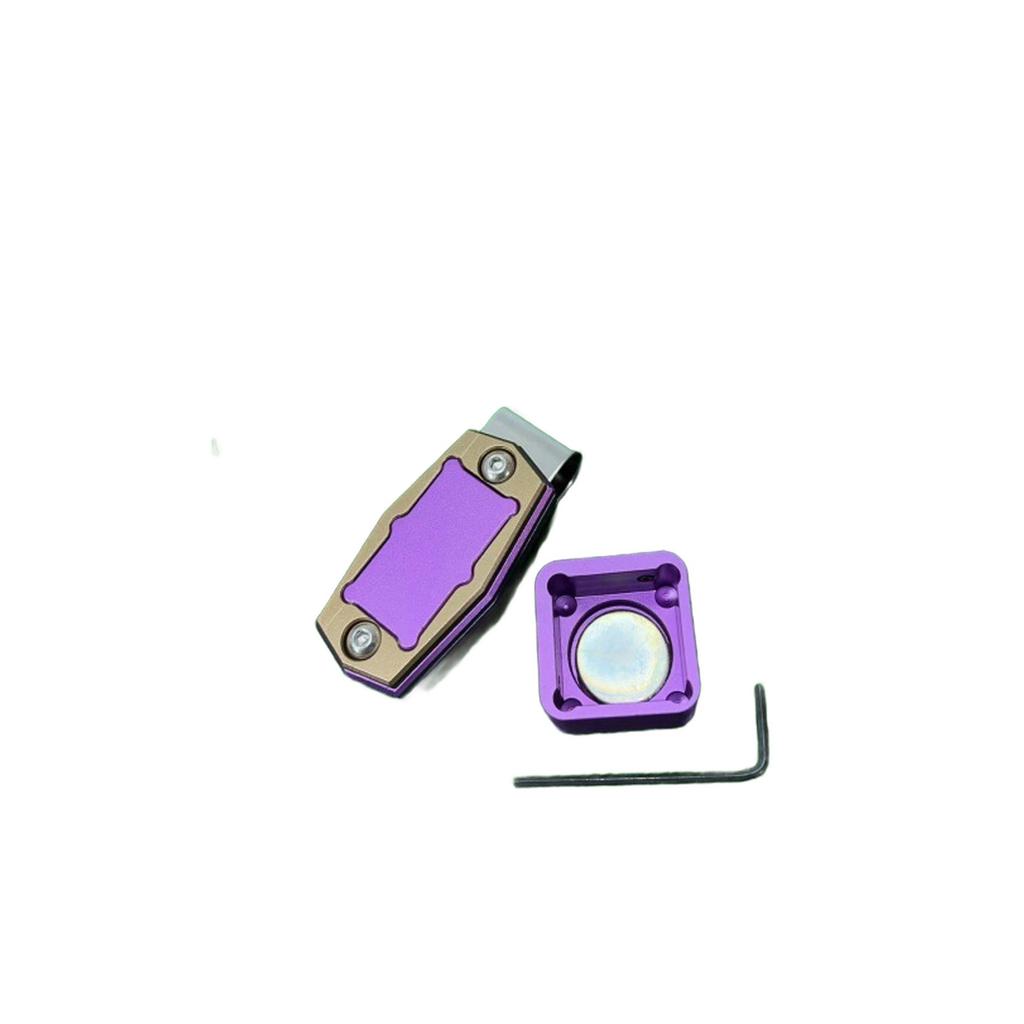 Lightweight Magnetic Billiard Chalk Holder with Belt Clip for Snooker Players