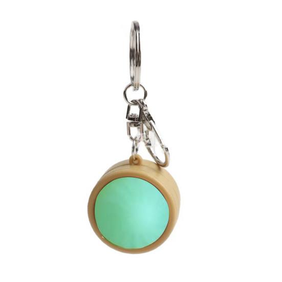 

Simulated Dumpling Clicker Toy Decompression Button Steamed Bun Keychain Fidget Toy Home Office Worker Anxiety Stress Relief Desk Toy зелёный