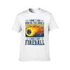 I Didn't Ask How Big The Room Is I Said I Cast Fireball Vintage Retro T-Shirt Cotton Tshirt 100% T-Shirt