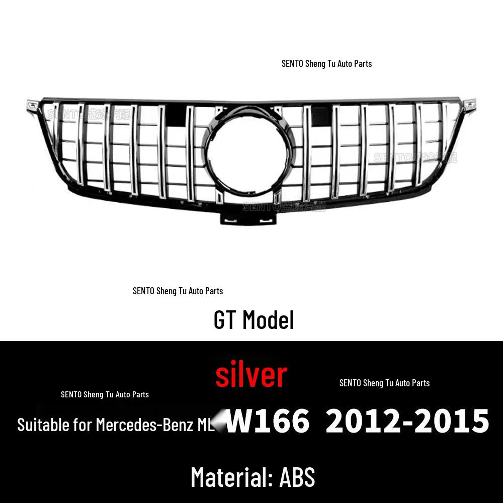 2013-2015 Mercedes-Benz ML W166 GT Style Front Grille Modification